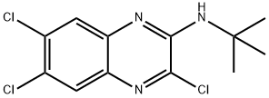 N-(tert-Butyl)-3,6,7-trichloroquinoxalin-2-amine Struktur