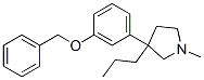 3-(3-Benzyloxyphenyl)-1-methyl-3-propylpyrrolidine Struktur