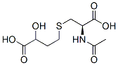 S-(3-hydroxy-3-carboxy-n-propyl)-N-acetylcysteine Struktur