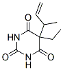 5-Ethyl-5-(1-methyl-2-propenyl)barbituric acid Struktur