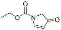 1H-Pyrrole-1-carboxylicacid,2,3-dihydro-3-oxo-,ethylester(9CI) Struktur