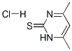 4,6-dimethyl-1H-pyrimidine-2-thione hydrochloride Struktur