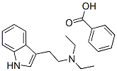 N,N-Diethyltryptaminemonobenzoate Struktur