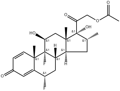 雙氟美松醋酸酯, 2823-42-9, 結(jié)構(gòu)式