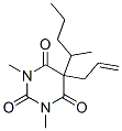 5-Allyl-1,3-dimethyl-5-(1-methylbutyl)barbituric acid Struktur