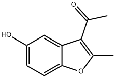 1-(5-HYDROXY-2-METHYL-BENZOFURAN-3-YL)-ETHANONE Struktur