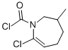 1H-Azepine-1-carbonyl chloride, 7-chloro-2,3,4,5-tetrahydro-3-methyl- (8CI) Struktur