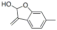 (+)-2,3-Dihydro-6-methyl-3-methylenebenzofuran-2-ol Struktur