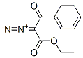 α-Diazo-β-oxobenzenepropionic acid ethyl ester Struktur