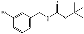 (3-HYDROXY-BENZYL)-CARBAMIC ACID TERT-BUTYL ESTER Struktur