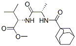 N-[N-(1-Adamantylcarbonyl)-L-alanyl]-L-valine methyl ester Struktur