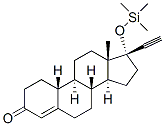 (17R)-17-(Trimethylsiloxy)-19-norpregn-4-en-20-yn-3-one Struktur