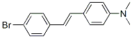 4-[(E)-2-(4-bromophenyl)ethenyl]-N,N-dimethyl-aniline Struktur