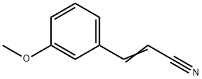 3-METHOXYCINNAMONITRILE Struktur