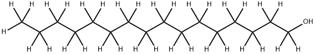 N-HEXADECYL-D33 ALCOHOL Struktur