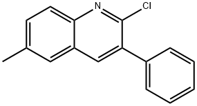 2-CHLORO-6-METHYL-3-PHENYLQUINOLINE Struktur