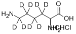 DL-LYSINE-3,3,4,4,5,5,6,6-D8 2HCL Struktur