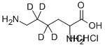 DL-LYSINE-4,4,5,5-D4 2HCL Struktur