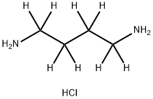 1,4-BUTANE-D8-DIAMINE 2HCL Struktur