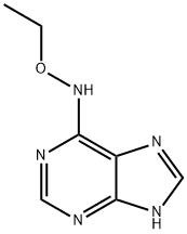 6H-Purin-6-one,  1,7-dihydro-,  O-ethyloxime  (9CI) Struktur