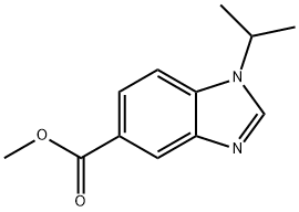 Methyl 1-isopropylbenzoiMidazole-5-carboxylate Struktur