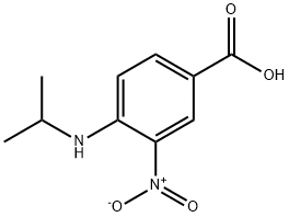 4-(ISOPROPYLAMINO)-3-NITROBENZOIC ACID Struktur