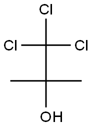 trichloro-2-methylpropan-2-ol Struktur