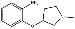 3-(O-AMINOPHENOXY)-1-METHYL-PYRROLIDINE Struktur