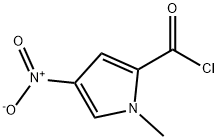 1-METHYL-4-NITRO-1H-PYRROLE-2-CARBONYL CHLORIDE Struktur