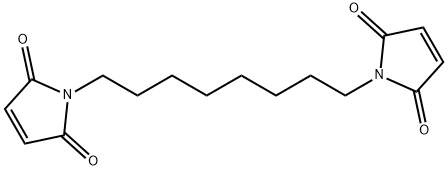 1,8-BIS(MALEIMIDE)OCTANE Struktur