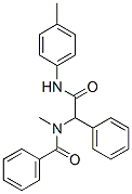 Benzamide, N-methyl-N-[alpha-(p-tolylcarbamoyl)benzyl]- (8CI) Struktur