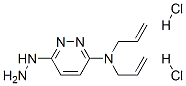 6-hydrazinyl-N,N-diprop-2-enyl-pyridazin-3-amine dihydrochloride Struktur