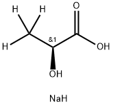 L-乳酸-3,3,3-D3ナトリウム 化學(xué)構(gòu)造式