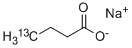 SODIUM BUTYRATE-4-13C Struktur