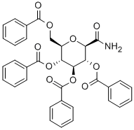 C-(2,3,4,6-TETRA-O-BENZOYL-BETA-D-GLUCOPYRANOSYL) FORMAMIDE Struktur