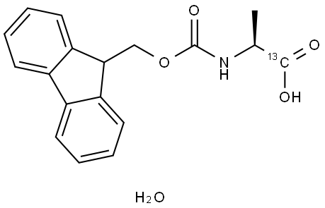 L-ALANINE-N-FMOC (1-13C) Struktur