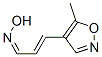 2-Propenal,3-(5-methyl-4-isoxazolyl)-,oxime,(1Z)-(9CI) Struktur