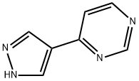 Pyrimidine, 4-(1H-pyrazol-4-yl)- (9CI) Struktur