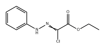 ETHYL (2E)-CHLORO(PHENYLHYDRAZONO)ACETATE Struktur