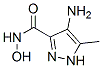 Pyrazole-3-carbohydroxamic  acid,  4-amino-5-methyl-  (8CI) Struktur