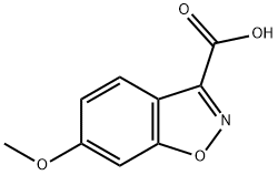 6-METHOXYBENZO[D]ISOXAZOLE-3-CARBOXYLIC ACID Struktur