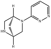 2,5-Diazabicyclo[2.2.1]heptane,2-(3-pyridazinyl)-,(1S,4S)-(9CI) Struktur