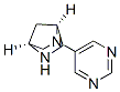 2,5-Diazabicyclo[2.2.1]heptane,2-(5-pyrimidinyl)-,(1S,4S)-(9CI) Struktur