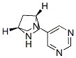 2,5-Diazabicyclo[2.2.1]heptane,2-(5-pyrimidinyl)-,(1R,4R)-(9CI) Struktur