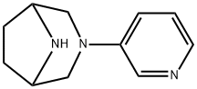 3,8-Diazabicyclo[3.2.1]octane,3-(3-pyridinyl)-(9CI) Struktur