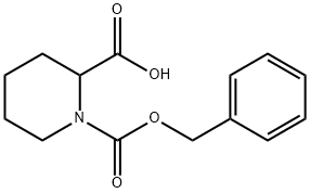 1-N-芐氧羰基-2-哌啶甲酸 結構式