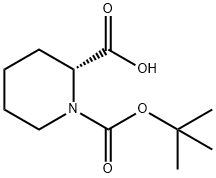 (R)-(+)-N-Boc-2-piperidinecarboxylic acid Struktur