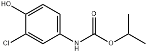 Isopropyl 3-chloro-4-hydroxyphenylcarbamate Struktur