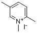 1,2,5-Trimethyl-pyridinium iodide Struktur