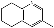 5,6,7,8-tetrahydro-3-methylquinoline Struktur